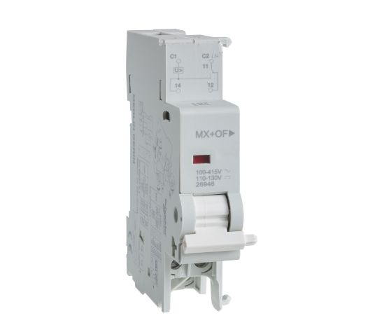 Schneider Electric Shunt trip for use with Multi 9 C60 C60BP, Multi 9 C60 C60BPR, Multi 9 C60 C60SP, Multi 9 C60H-DC,