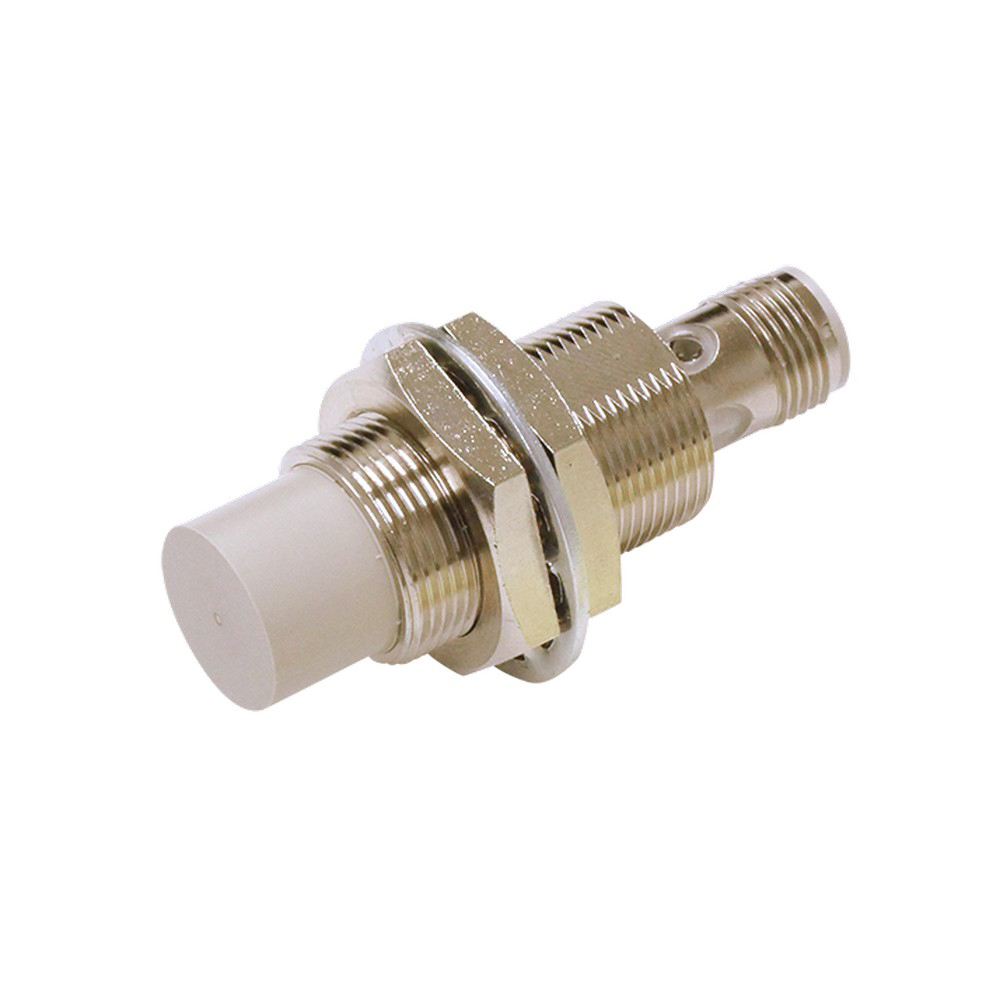 Omron Inductive Threaded Barrel Proximity Sensor, M18, 16 mm Detection, NPN NO, 10 → 30 V dc