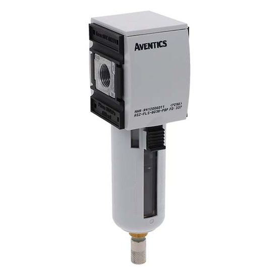 EMERSON – AVENTICS AS2-FLS series 5μm G 3/8 1.5bar to 16 bar Filter 2100L/min max with Automatic drain