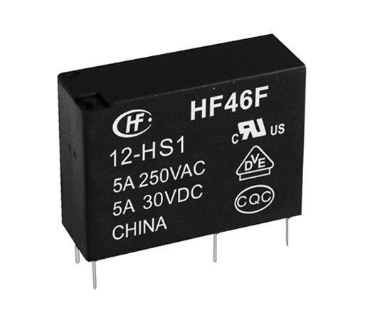 Hongfa Europe GMBH PCB Mount Power Relay, 5V dc Coil, 5A Switching Current, SPST