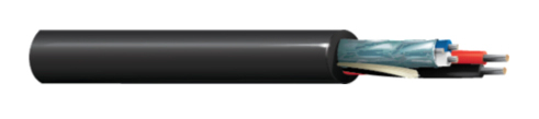 Belden1502R Series 4 Core Audio & Control Cable Screened, 6.35mm od, 152m, Black