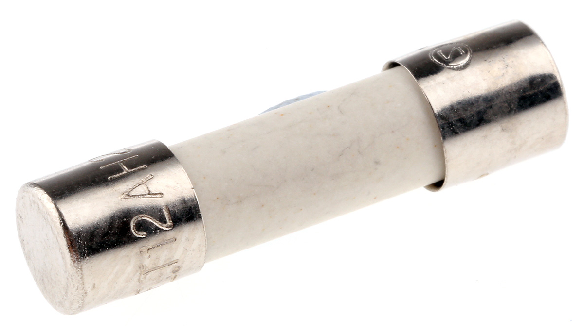 Littelfuse 12A T Ceramic Cartridge Fuse, 5 x 20mm