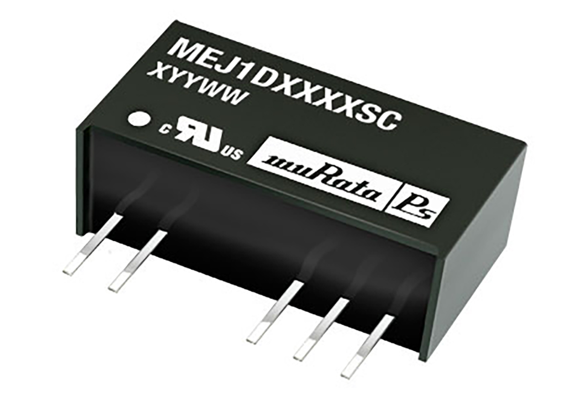 Murata Power Solutions MEJ1 DC-DC Converter, ±15V dc/ ±33mA Output, 10.8 → 13.2 V dc Input, 1W, Through Hole,