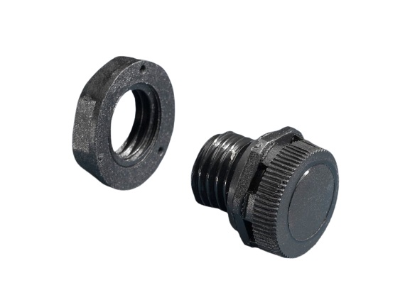 Rittal SZ Series RAL 9005 M12 Pressure Relief Vent, For Use With Enclosure