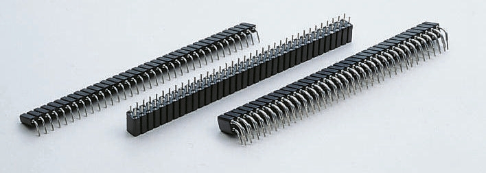 E-TEC Right Angle Through Hole Mount PCB Socket, 36-Contact, 1-Row, 2.54mm Pitch, Solder Termination