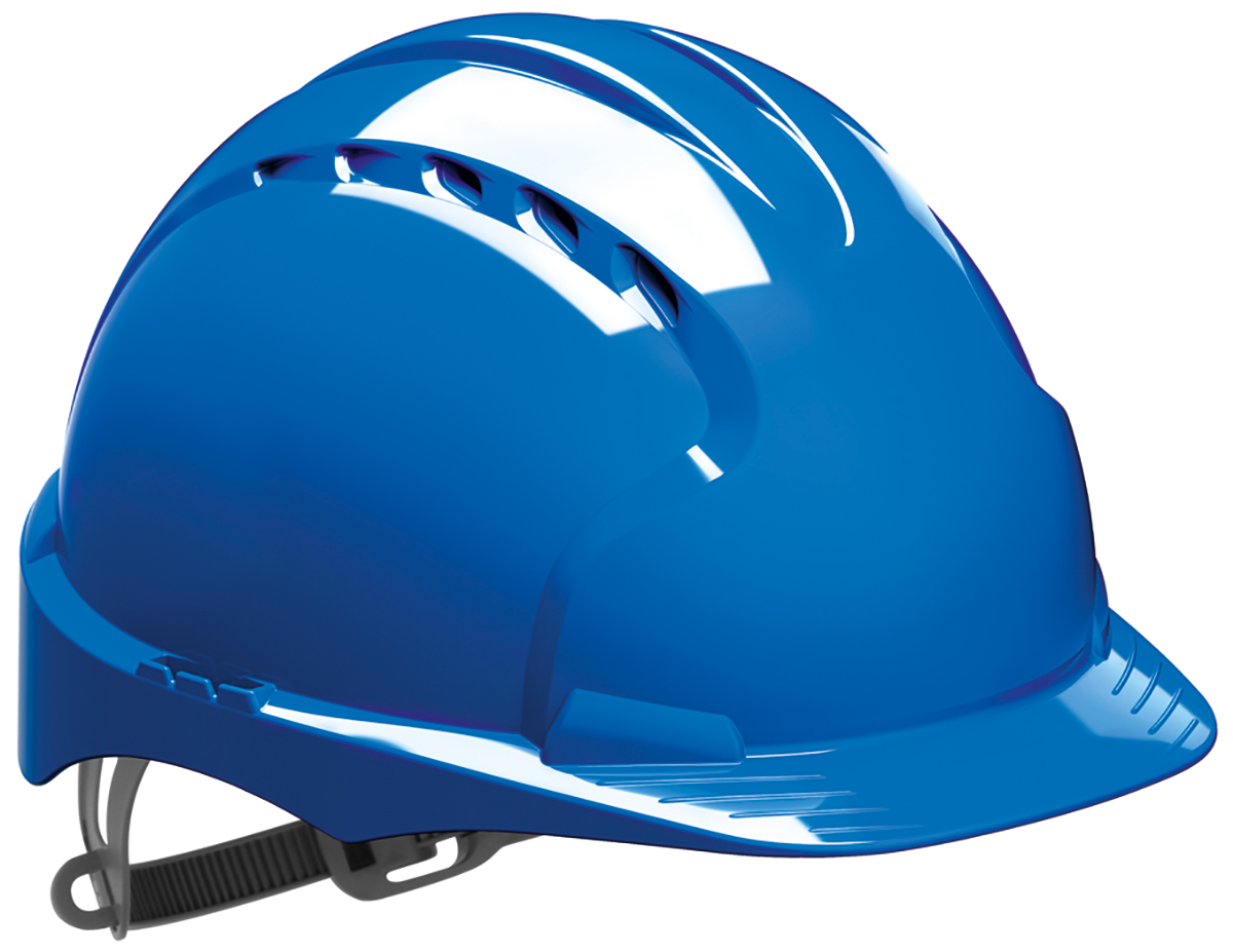 JSP EVO3 Blue Safety Helmet, AdjustableVentilated
