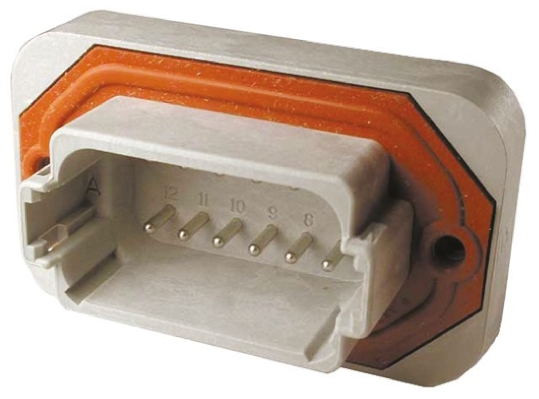 Deutsch, DT15 Automotive Connector Panel Mount, Through Hole 12 Way, Solder Termination DT15-12P