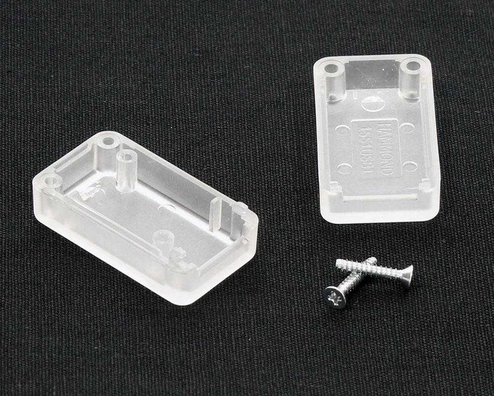 Hammond 1551 Series Translucent White ABS Enclosure, IP54, Translucent White Lid, 35 x 20 x 15.5mm
