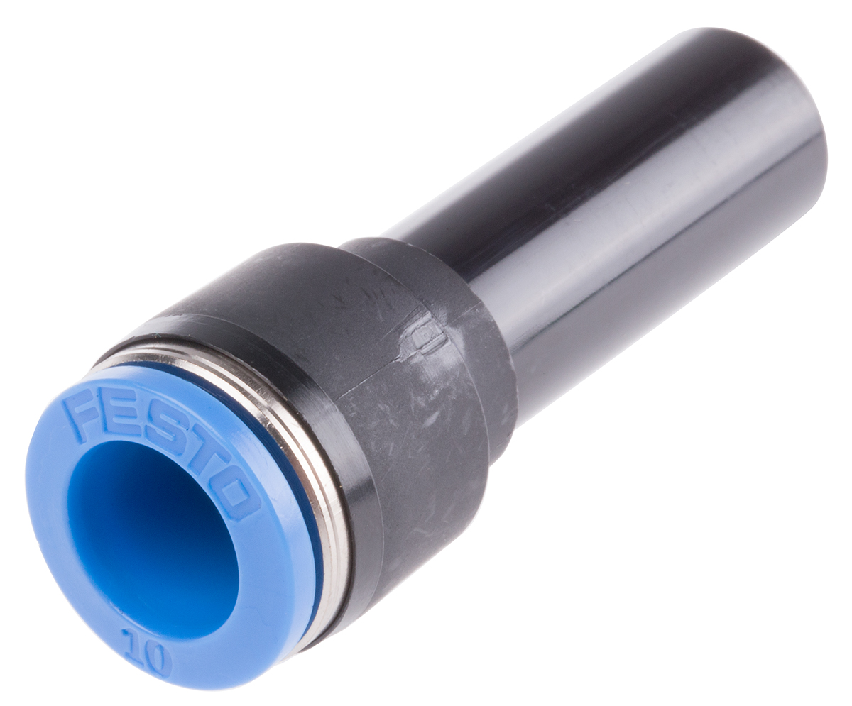 Festo QS Series Reducer Nipple, Push In 12 mm to Push In 10 mm, Tube-to-Tube Connection Style, 153044