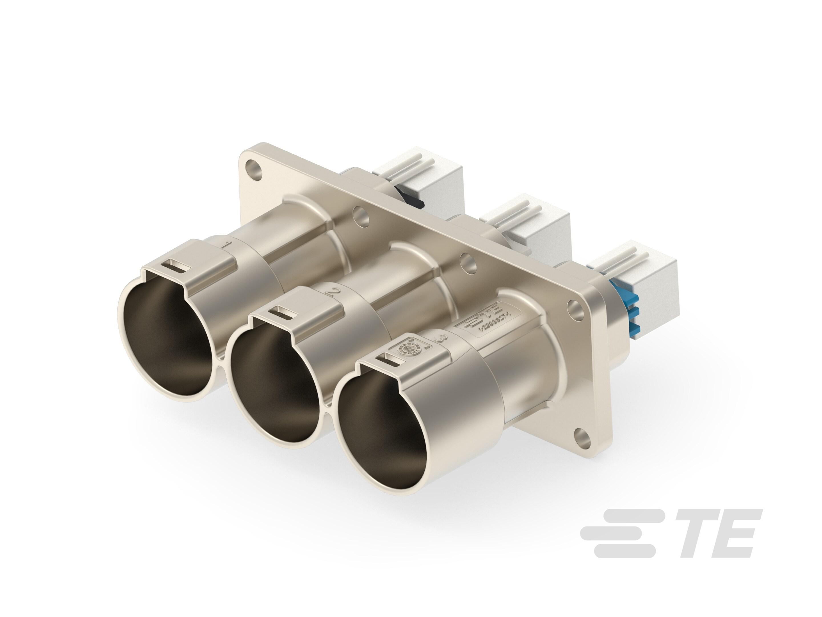 TE Connectivity PowerTube 1000 Series Straight Panel PCB Connector, 3 Contact(s), 36 mm Pitch, 1 Row, Shrouded