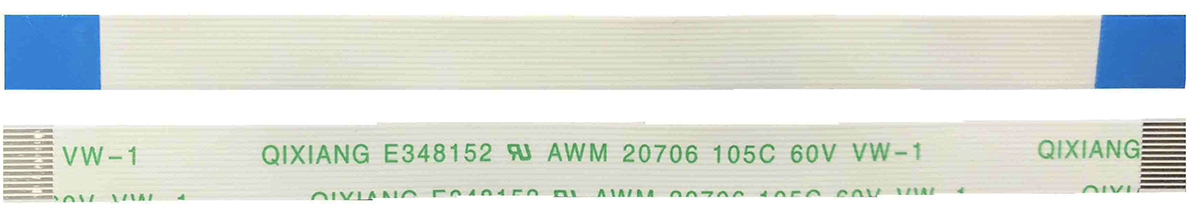 RS PRO FFC Ribbon Cable, 12-Way, 0.5mm Pitch, 50mm Length