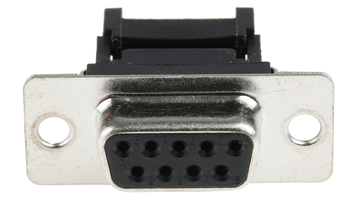 RS PRO 9 Way Cable Mount D-sub Connector Socket, 1.27mm Pitch
