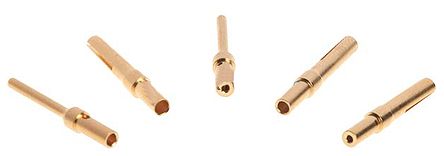 HARTING Male Crimp Circular Connector Contact, Contact Size 0.8mm, Wire Size 26 → 22 AWG