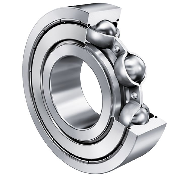 FAG 6001-C-2Z 1 Row Ball Bearing - 12 mm ID, 28 mm OD