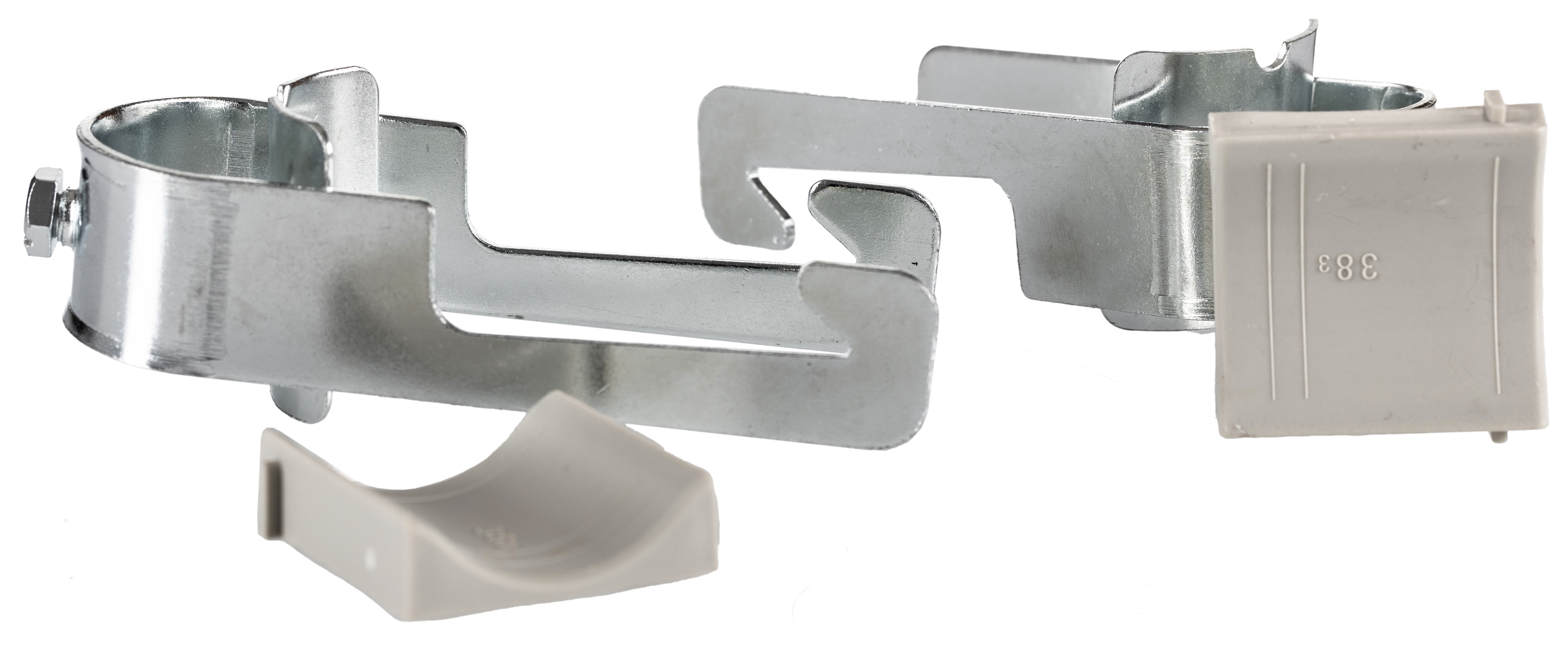 Rittal Natural Steel C-clip, 38mm Max. Bundle