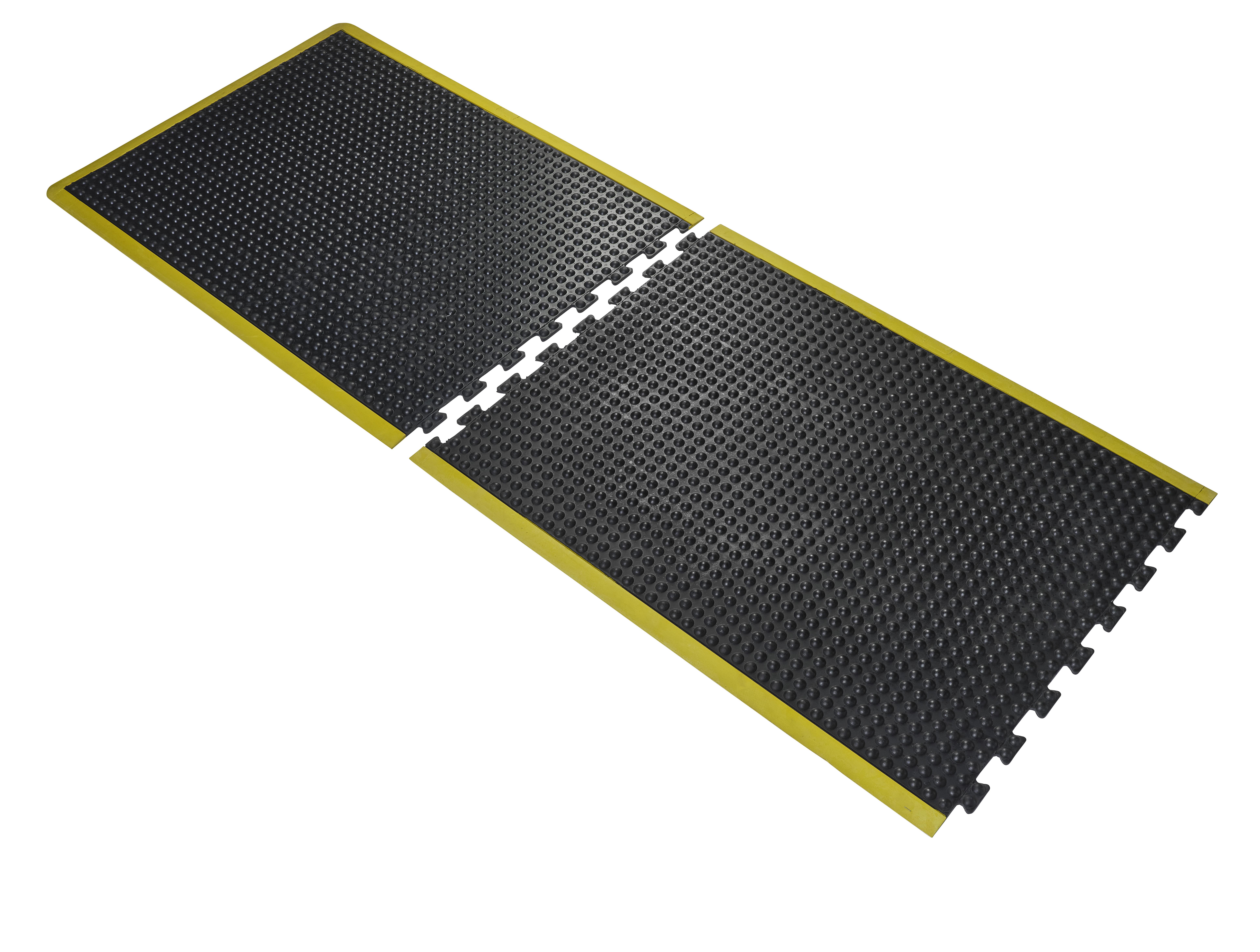 Coba Europe Bubblemat Safety Natural Rubber Anti-Fatigue Mat, 0.9m x 1.2m x 14mm