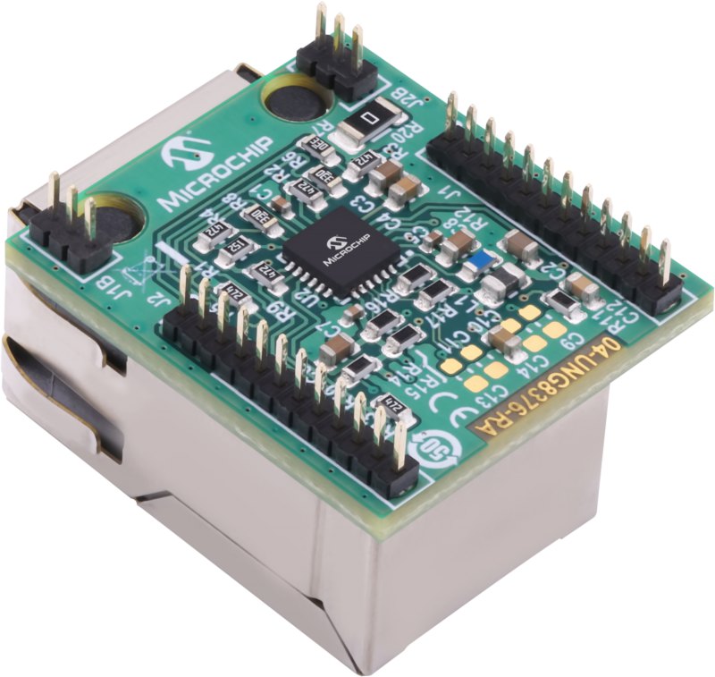 Microchip EV55L82A LAN8742A Ethernet Daughter Board for Microchip Starter Kits EV55L82A