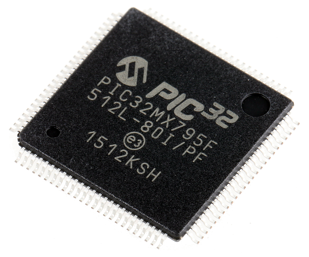 Microchip, 32 bit MIPS32 Microcontroller, 80 MHz, 512kB FLASH, 100-Pin TQFP