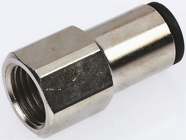 Legris LF3000 Series Straight Threaded Adaptor, M5 Female to Push In 4 mm, Threaded-to-Tube Connection Style