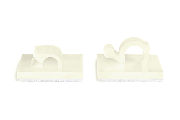 HellermannTyton Black Nylon Sticker clip, 13mm Max. Bundle