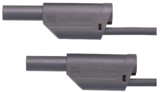 Schutzinger Test lead, 32A, 1kV, Grey, 1m Lead Length