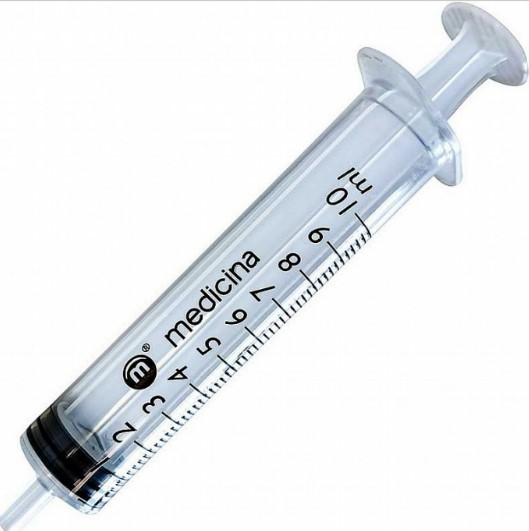 RS PRO 10ml Plastic Syringe