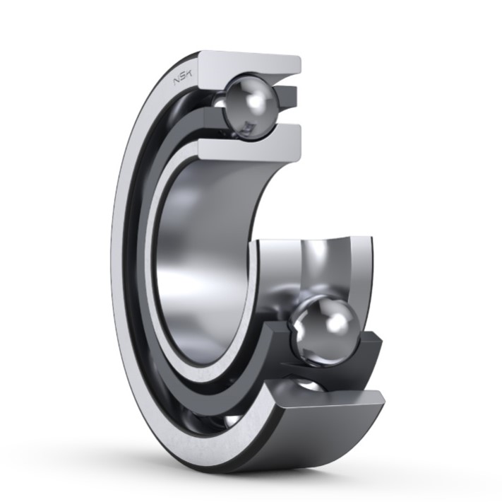 NSK 7206BEAT85 1 Row Ball Bearing - 30 mm ID, 62 mm OD 16 mm Race Width
