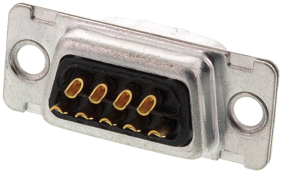 ITT Cannon ORIGINAL D 9 Way Panel Mount D-sub Connector Plug