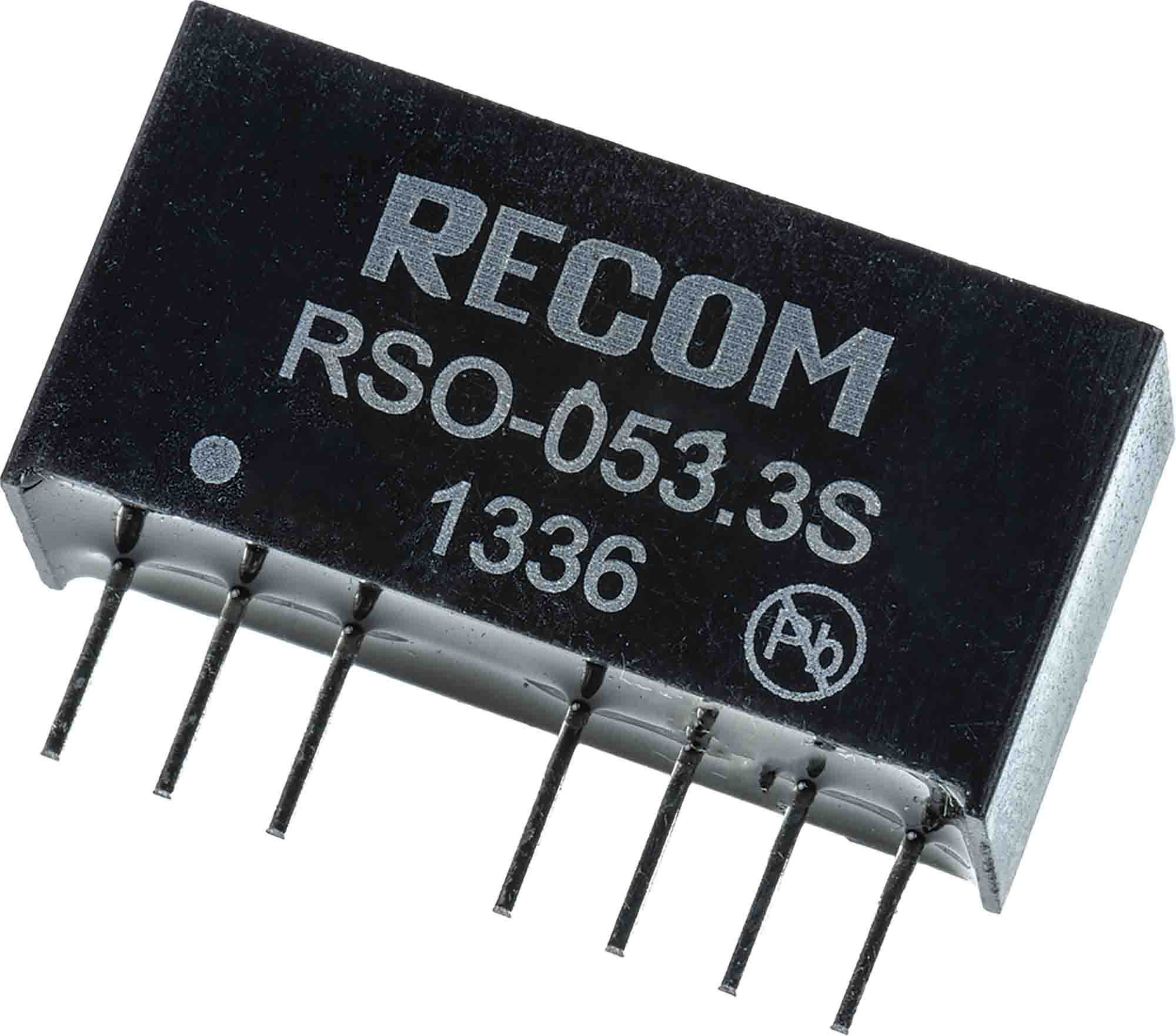 Recom RSO DC-DC Converter, 3.3V dc/ 300mA Output, 4.5 → 9 V dc Input, 1W, Through Hole, +85°C Max Temp -40°C Min