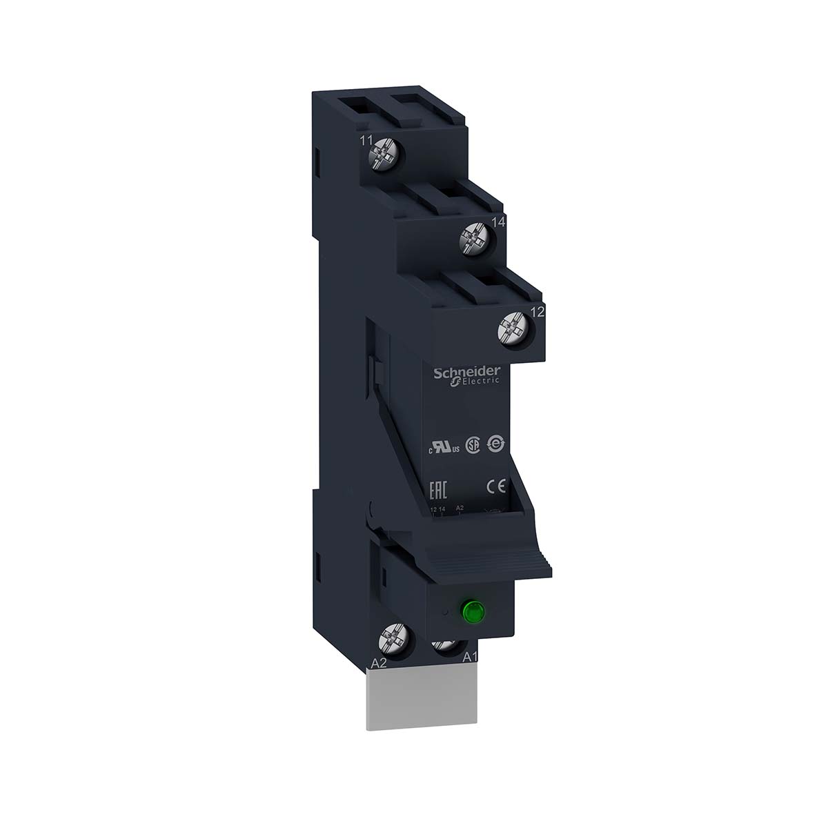 Schneider Electric Harmony Relay RSB Series Interface Relay, DIN Rail Mount, 24V ac Coil, SPDT, 12A Load