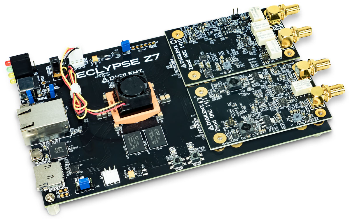 Digilent 471-036-2 Digilent Eclypse Z7 + two Zmod DAC Expansion Module Xilinx Zynq®-7000 SoC Family Device for Xilinx