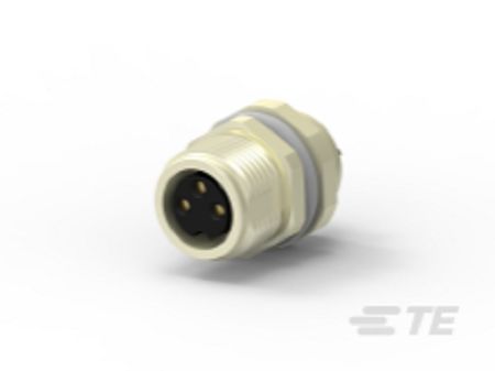 TE Connectivity Circular Connector, 3 Contacts, M8 Connector, Socket, Female, IP67, T4 Series