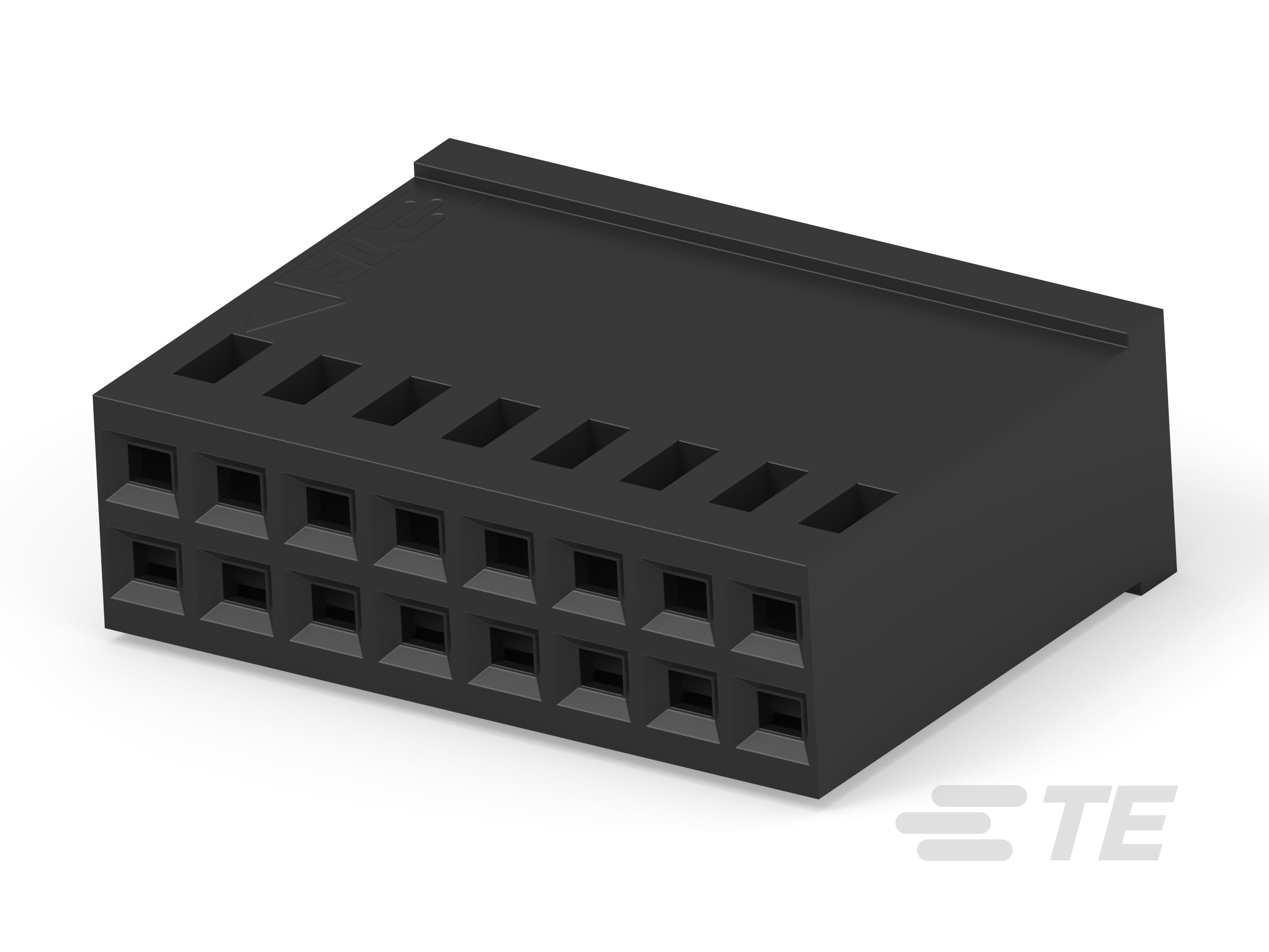 TE Connectivity AMPMODU Series Straight PCB Header, 16 Contact(s), 2.54 mm Pitch, 2 Row