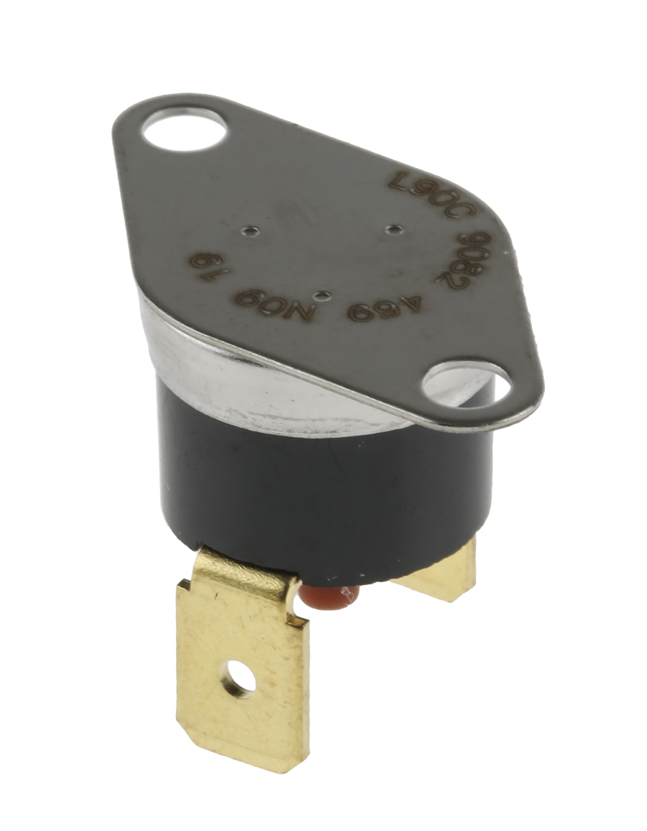 Honeywell Bi-Metallic Thermostat, Opens at +90°C, +150°C Max, NC, Manual Reset, Bracket Mount