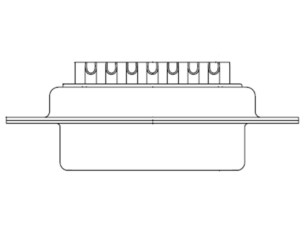 FCT from Molex 173109 50 Way Panel Mount D-sub Connector Plug, 2.84mm Pitch