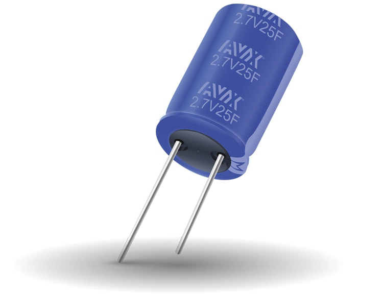 KYOCERA AVX 25F Supercapacitor -10 → +30% Tolerance, SCC 2.3V dc, Through Hole