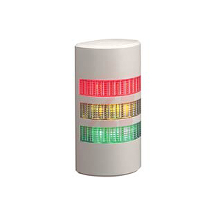 Patlite WEP Series Clear Buzzer Signal Tower, 3 Lights, 24 V ac/dc, Wall Mount