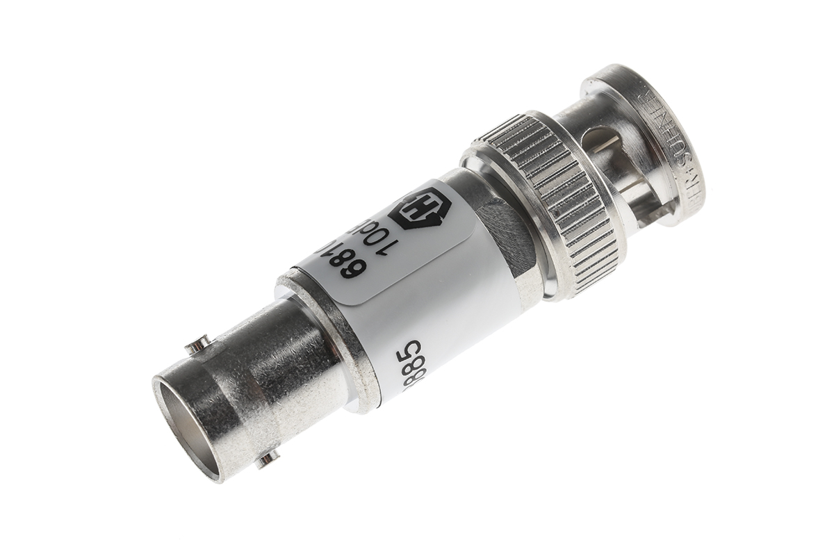 Huber+Suhner 50Ω RF Attenuator BNC Connector BNC Plug to BNC Socket 0.5 dB, 10 dB, Operating Frequency 4GHz