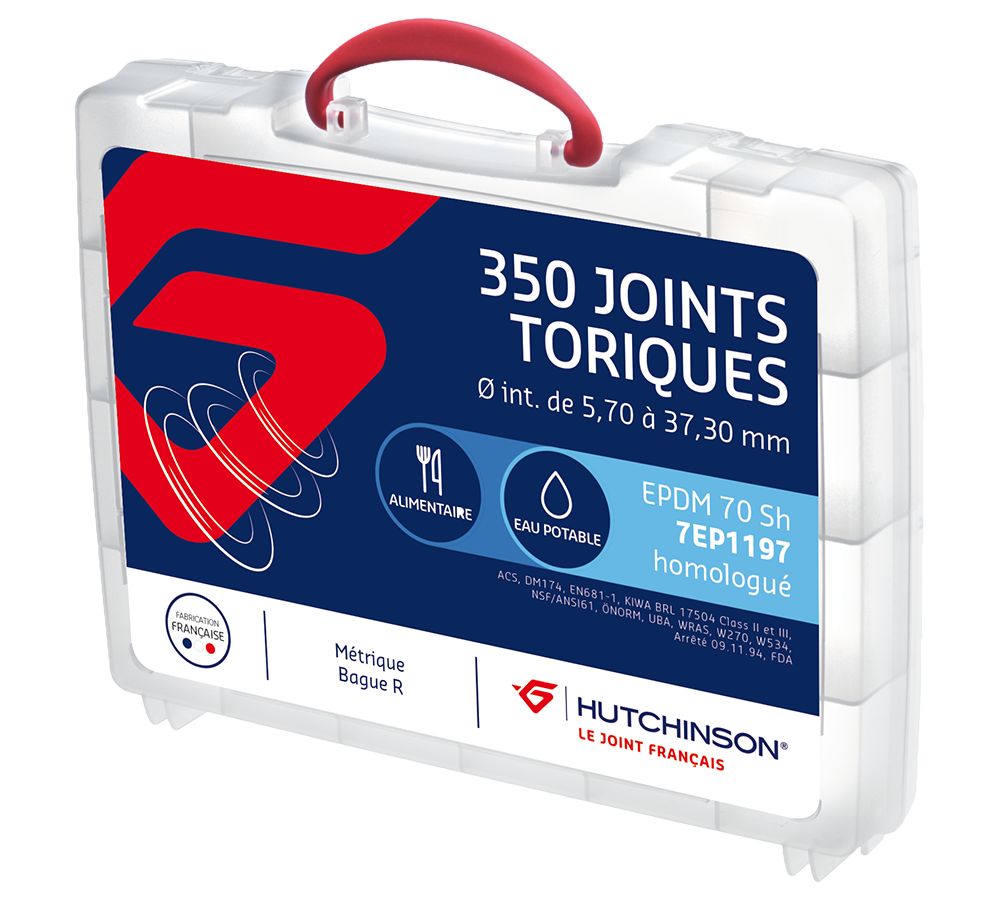 Hutchinson Le Joint Français O-Ring Kits EPDM, Kit Contents O-Rings
