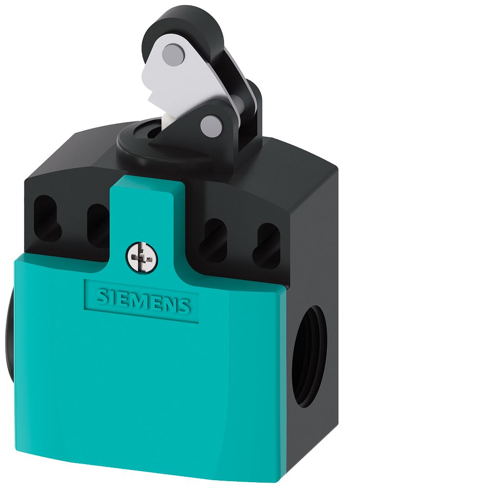 Siemens 3SE5 Series Roller Limit Switch, 1NC/1NO, IP66, IP67, Plastic Housing, 400V ac Max, 4A Max