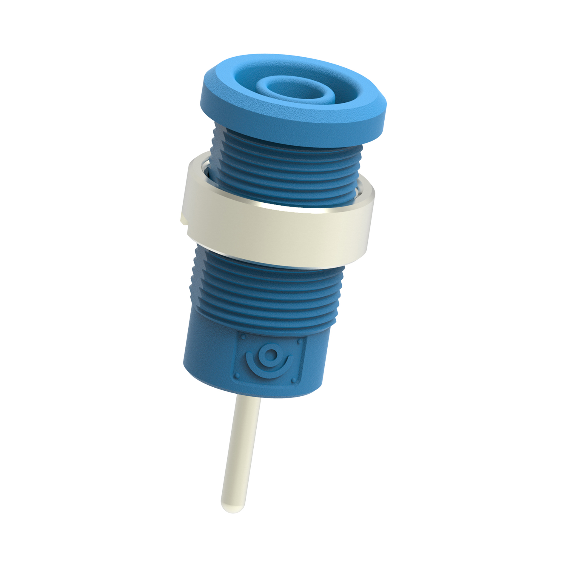 Electro PJP Blue Female Banana Socket, 4 mm Connector, Pin Termination, 36A, 1kV, Nickel Plating