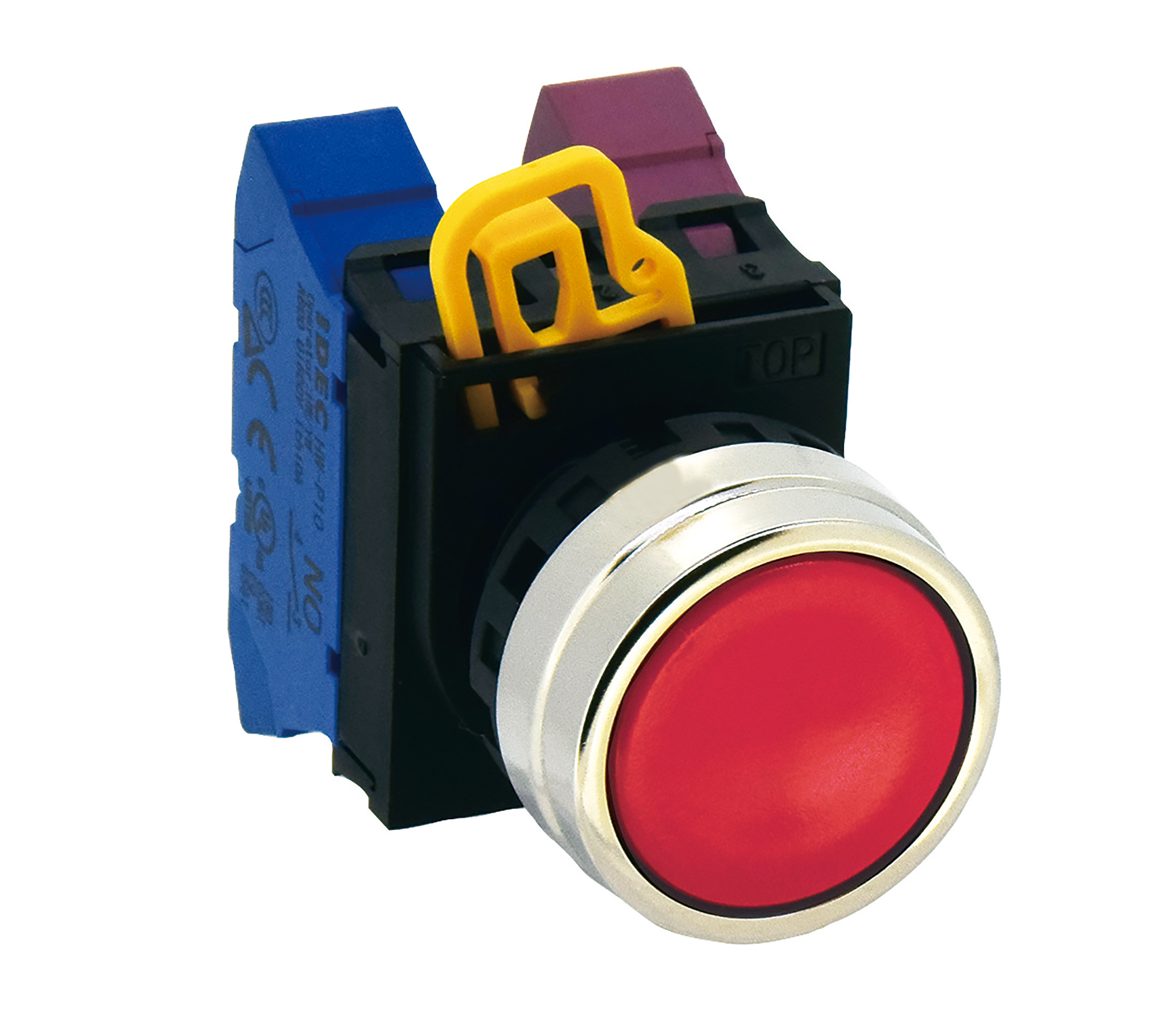 Idec YW4B Series Red Momentary Push Button Head, 22mm Cutout, IP65