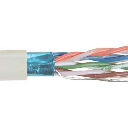 L-Com TFC Series Twisted Pair Cable, 8 Cores, Screened, 26 AWG, 1000ft, Screened Shield, Cat6 Cable