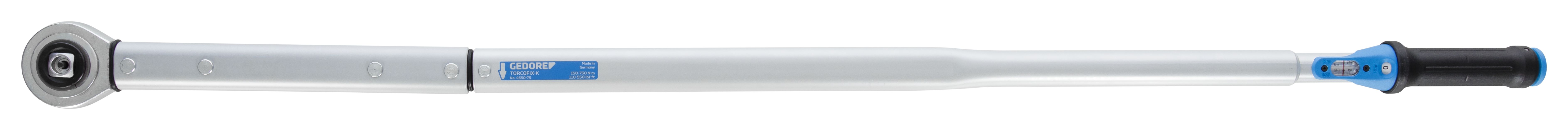 Gedore Click Torque Wrench, 250 → 850Nm, 3/4 in Drive, Square Drive