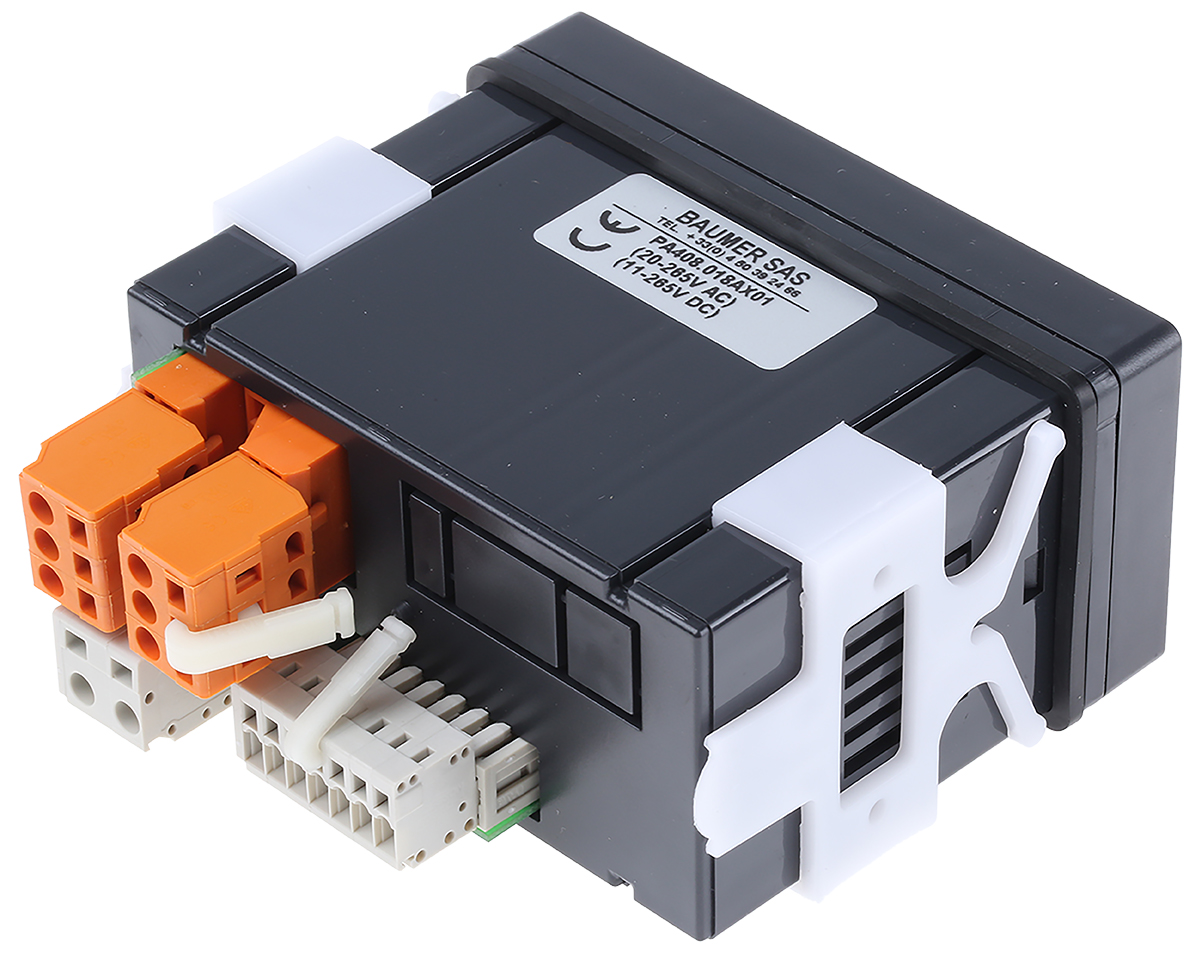 Baumer PA408 LED Digital Panel Multi-Function Meter, 45mm x 93mm