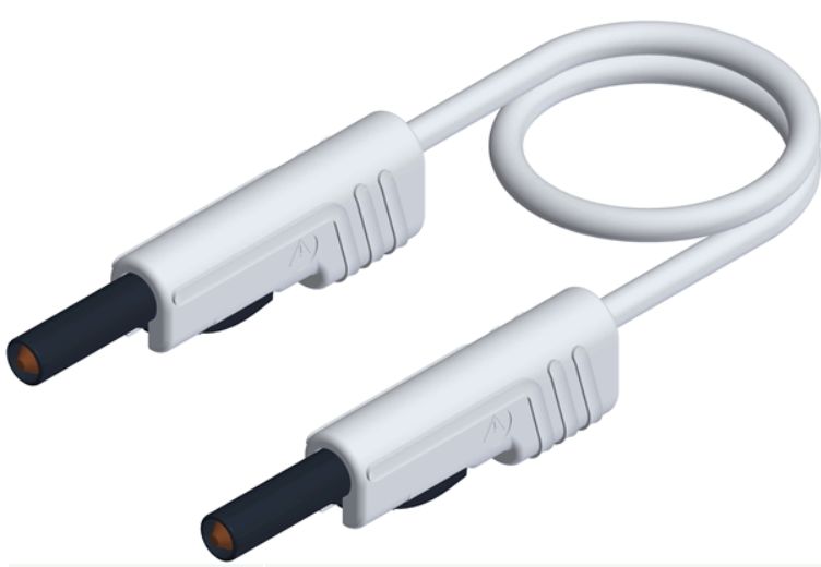 Hirschmann Test & Measurement Test Probes, 16A, 60V dc, White, 1m Lead Length