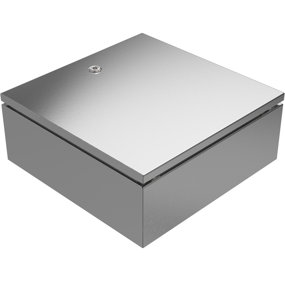 RS PRO 304 Stainless Steel Wall Box, IP66, 400 mm x 400 mm