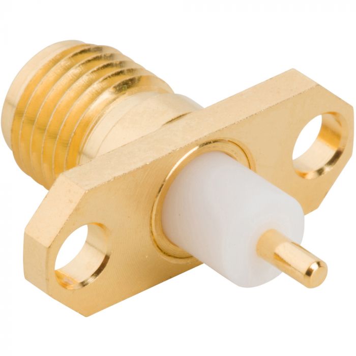 Amphenol RF, Jack Panel Mount SMA Connector, Solder Termination, Straight Body