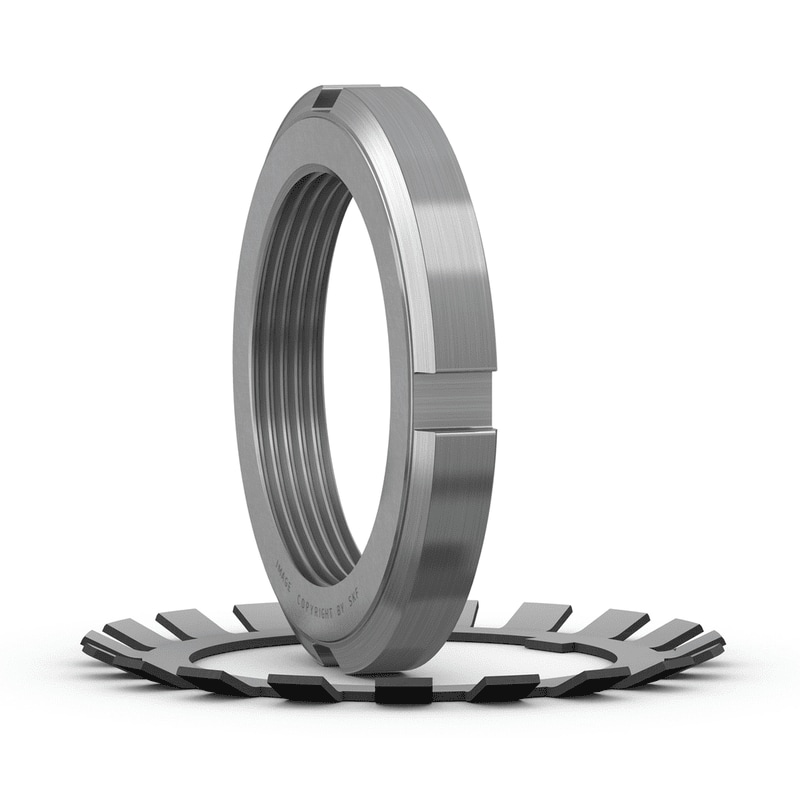 SKF KM Lock Nut For Use With Plain Shaft, KM 10