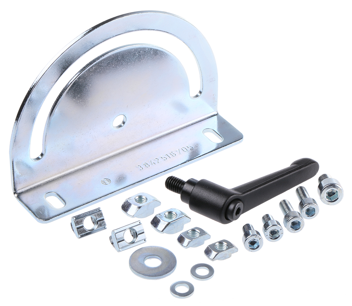 Bosch Rexroth M6, M8 Swivel Bracket, Connecting Component, Strut Profile 30 mm, 40 mm, 45 mm, 50 mm, 60 mm, Groove Size